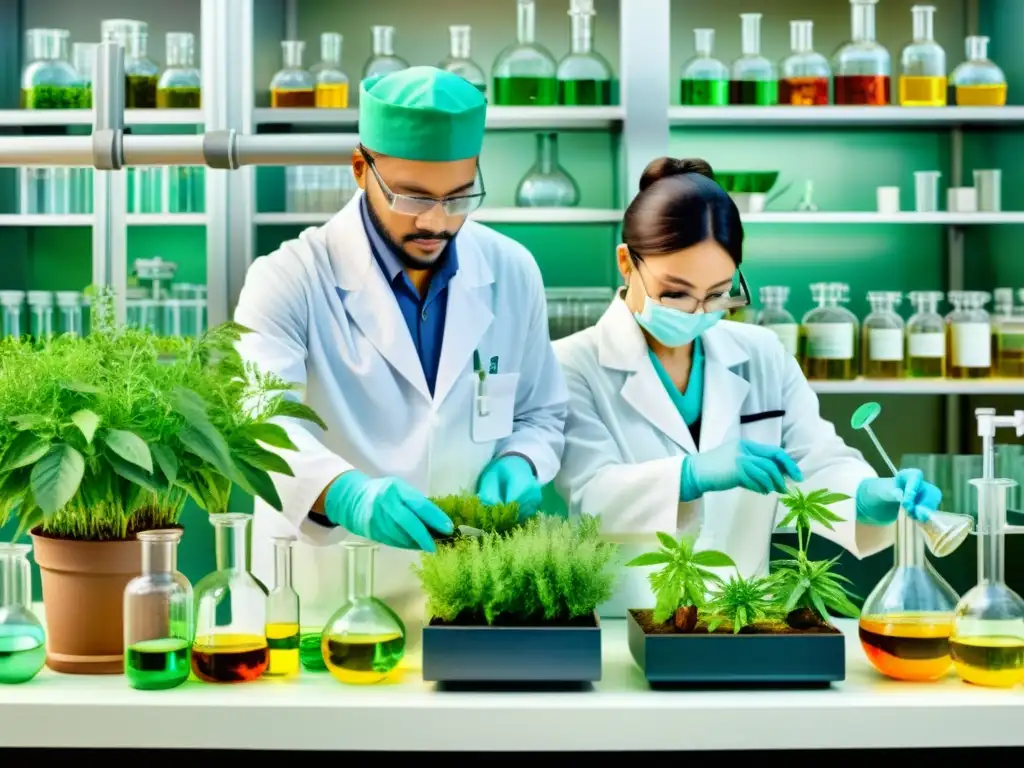 Expertos en laboratorio extraen potentes compuestos de plantas medicinales