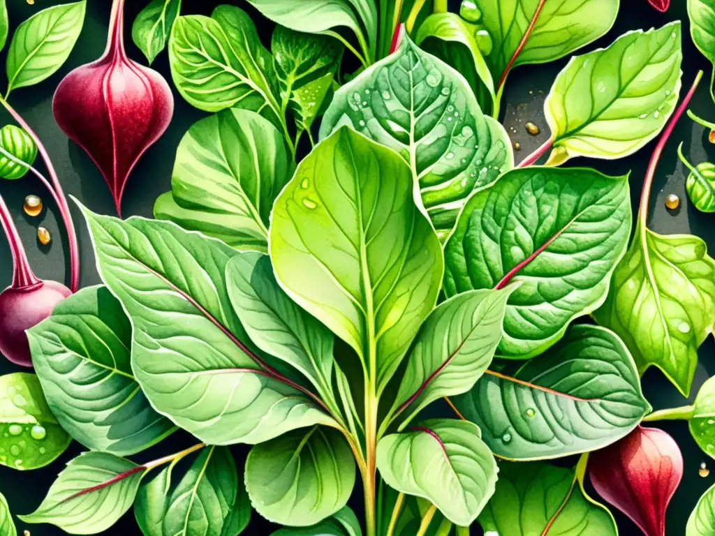 Un jardín exuberante con plantas medicinales para combatir anemia