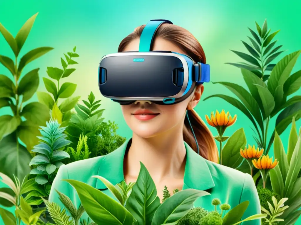 Sumérgete en un jardín virtual de herbología clínica con un simulador de realidad virtual